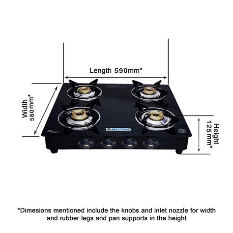 milton gas stove 4 burner review